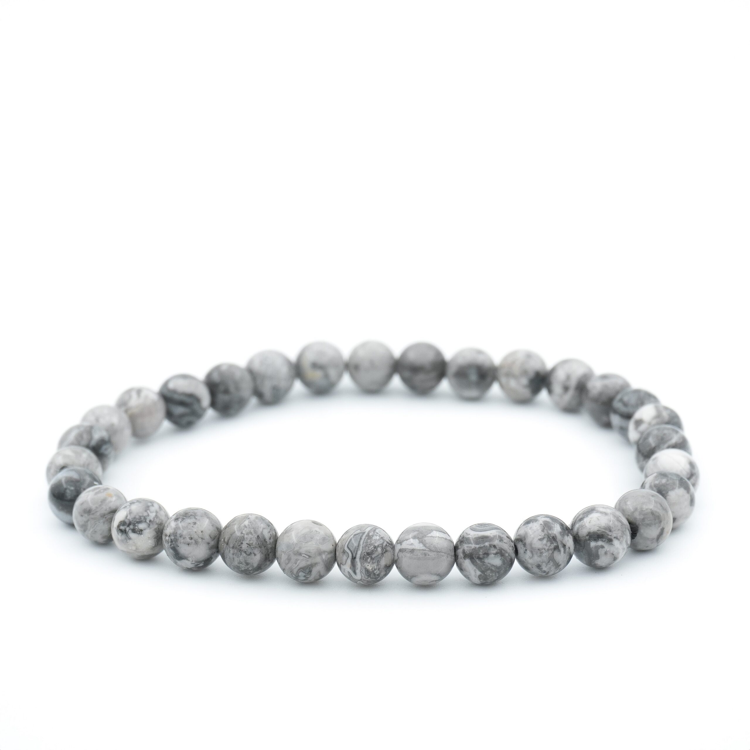 Bracelet Agate Crazy Lace Grise