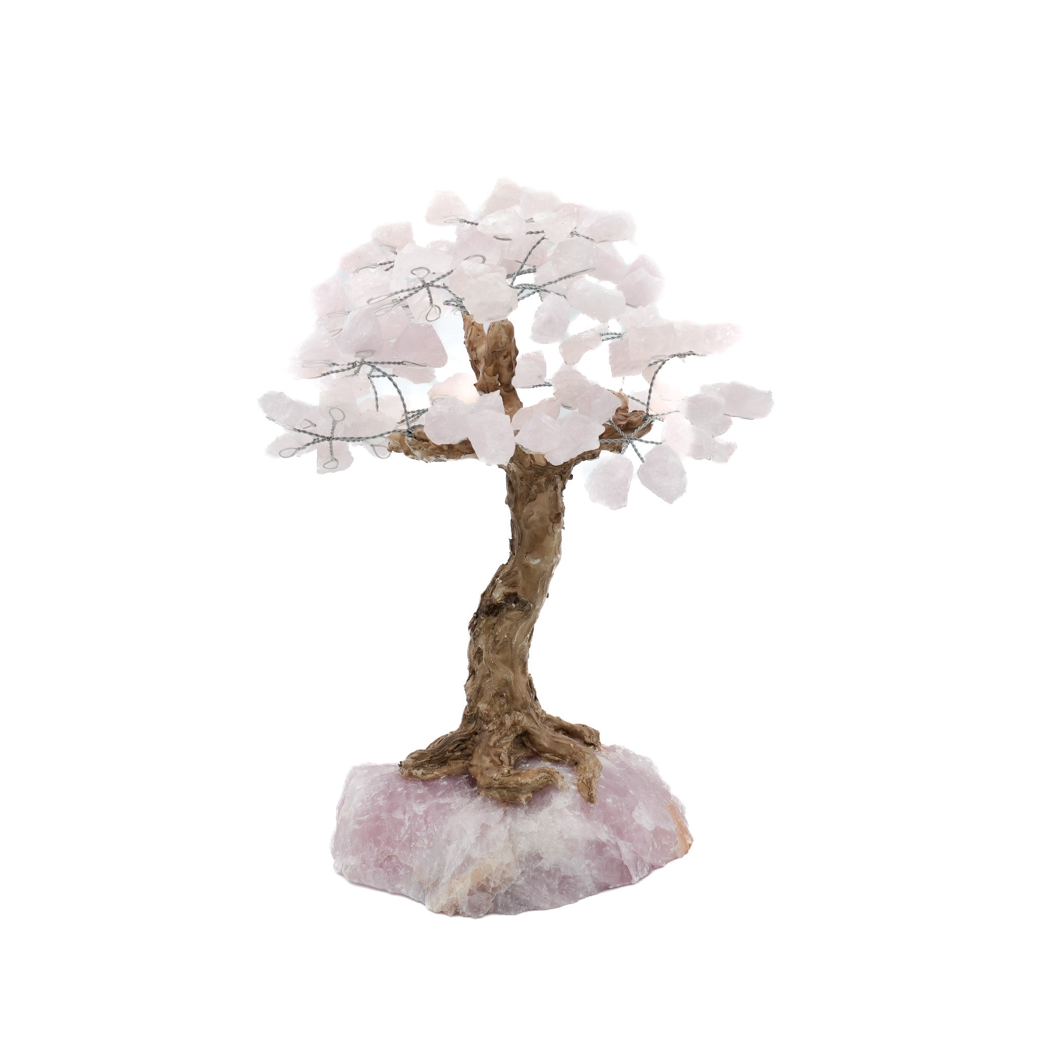 Arbre de vie en quartz rose